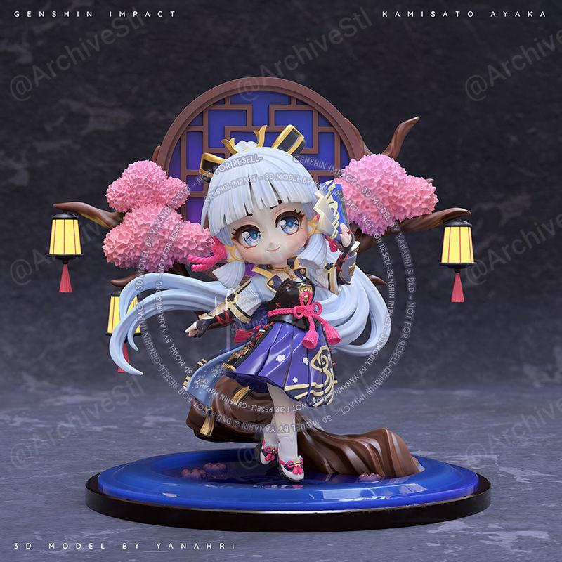 原神（Genshin Impact）神里绫华 3D打印图纸